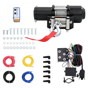 vidaXL Elektrinė gervė, 12 V, 2040kg, su nuot. valdymo pultu