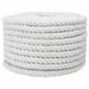 vidaXL Medvilninė virvė 20 mm 25 m Balta 100% Medvilnė