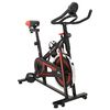 vidaXL Spiningo dviratis Vexor Sport 120 kg Juoda ir raudona