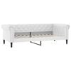 vidaXL Sofa, baltos spalvos, 80x200cm, dirbtinė oda