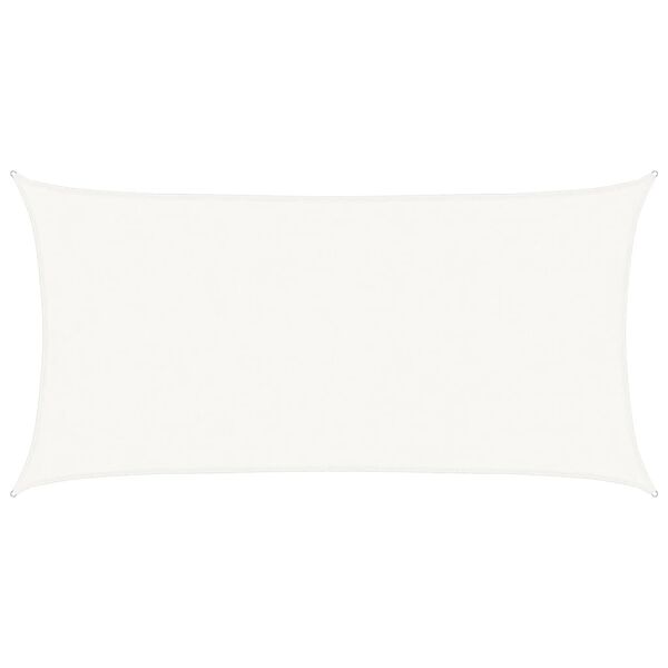 vidaXL Uždanga nuo saulės, baltos spalvos, 4x7m, HDPE, 160g/m&sup2;