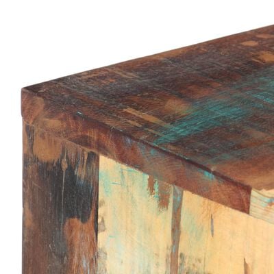 vidaXL Rašomasis stalas, 118x48x75cm, perdirbtos medienos masyvas