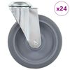 vidaXL Ratukai, 24vnt., 125mm, pasukami, varžtu tvirtinami