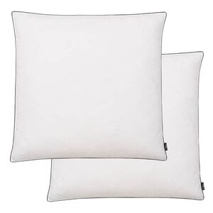 vidaXL Pagalvės, 2vnt., kim&scaron;tos plunksn., sunkios, 80x80cm, baltos sp.