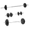 vidaXL &Scaron;tanga ir svarmenys su svoriais, 60kg