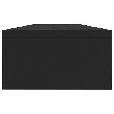 vidaXL Monitoriaus stovas, juodas, 100x24x13 cm, apdirbta mediena