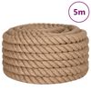 vidaXL Džiuto virvė, 5 m ilgio, 50 mm storio