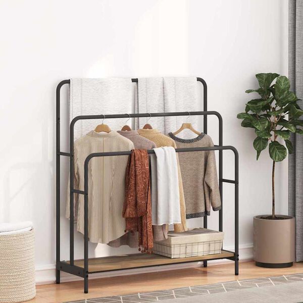 vidaXL Drabužių stalčius Amatininkų ąžuolas 90 x 30 x 100,5 cm