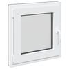 vidaXL Požeminio lango RISOR 50 x 50 cm PVC ir stiklas Antracito