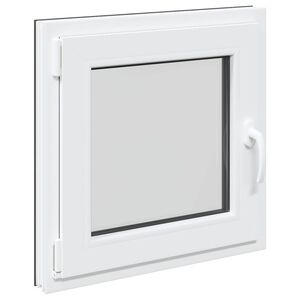 vidaXL Požeminio lango RISOR 50 x 50 cm PVC ir stiklas Antracito