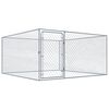 vidaXL Lauko voljeras &scaron;unims, 2x2x1m, galvanizuotas plienas