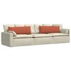 vidaXL Sofa Pagalvės 2 pcs Raudona oranžinė 120 x 40 cm