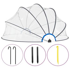 vidaXL Skliautas baseinui, 440x220cm