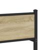 vidaXL Lovos rėmas be čiužinio, sonoma ąžuolo, 107x203cm, metalas