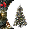 vidaXL Dirbtinė Kalėdų eglutė Žalia 120 cm PVC, plastikas ir plienas