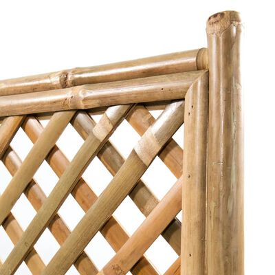 vidaXL Lovelis su bambukiniu treliažu, 70cm, aukštas
