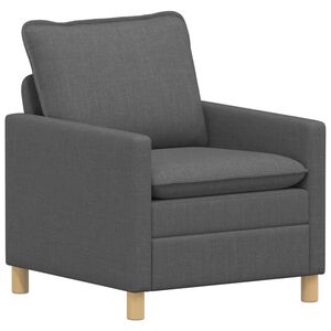 vidaXL Sofa Tamsiai pilka 76 x 81 x 87,5 cm Audinys