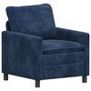 vidaXL Sofa Jūrinė mėlyna 76 x 81 x 87,5 cm Poliesteris