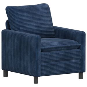 vidaXL Sofa Jūrinė mėlyna 76 x 81 x 87,5 cm Poliesteris