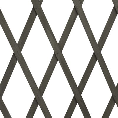 vidaXL Sodo treliažas-tvora, pilkos spalvos, 180x100cm, eglės masyvas