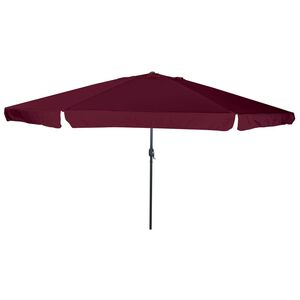 vidaXL Sodo skėtis Bordo raudona 395 x 395 x 245 cm