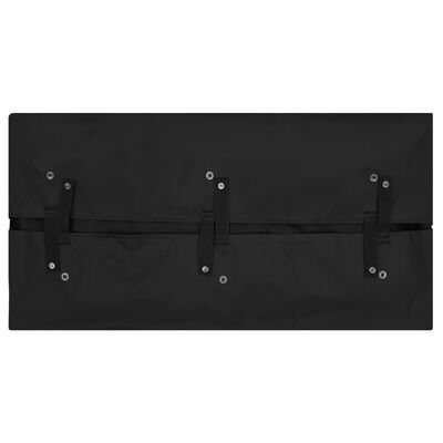 vidaXL Sodo vežimėlio įdėklas, juodos spalvos, 81x41x40cm, audinys