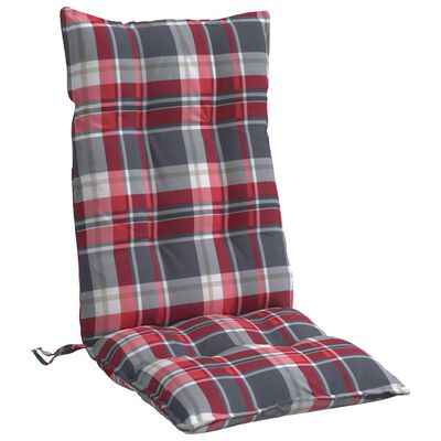 vidaXL Kėdės pagalvėlės, 2vnt., oksfordo audinys, languotos