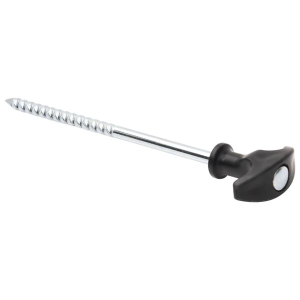 vidaXL Palapinės kaiščiai, 24vnt., 20cm, skersmuo 7mm, plienas