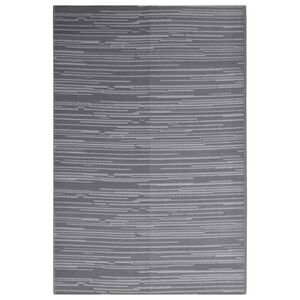vidaXL lauko kilimėlis ARAKIL antracitas 140x200 cm PP