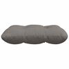 vidaXL Sėdynių pagalvėlės 4 pcs Taupe 45 x 45 x 12 cm audinys