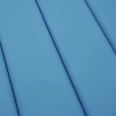 vidaXL Saulės gulto čiužinukas, mėlynos spalvos, 186x58x3cm, audinys