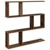 vidaXL Sieninė lentyna Sendintos medienos 80 x 12 x 79,5 cm
