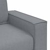 vidaXL Sofa 3 pcs &Scaron;viesiai pilka 220 x 80 x 84 cm Lino mi&scaron;inio audinys