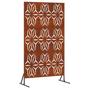 vidaXL Privatumo žaliuzės 100 x 50 x 180 cm Rūdijanti