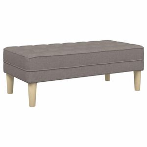 vidaXL suoliukas Tortora 113 x 57 x 39 cm audinys