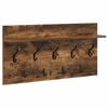 vidaXL Prikabinamas paltas Sieninis Rūkyta ąžuolas 80 x 40 x 12 cm