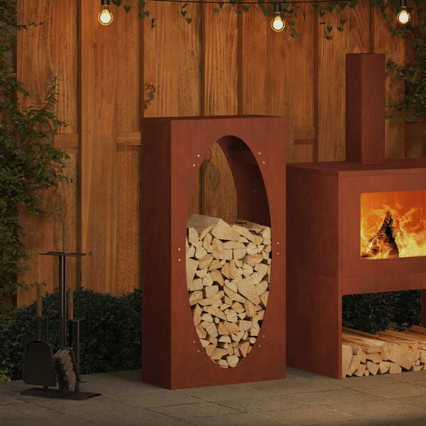 vidaXL Malkinė lentyna 50x23x100 cm oro sąlygoms atsparus plienas