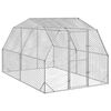 vidaXL Vi&scaron;tų voljeras, 2,5x4x2,25 m, cinkuotas plienas