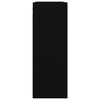 vidaXL Pakabinama sieninė spintelė, juodos spalvos, 69,5x32,5x90cm