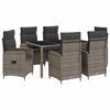 vidaXL Lauko valgomojo komplektas 7 pcs