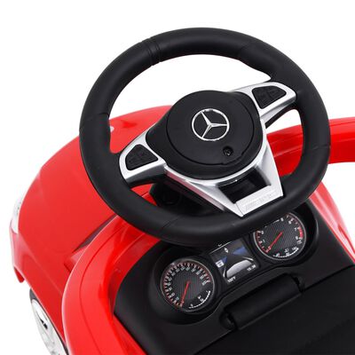 vidaXL Paspiriamas vaikiškas automobilis Mercedes-Benz C63, raudonas