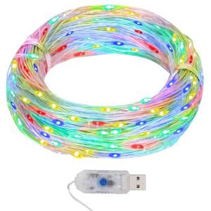 vidaXL Mikro LED girlianda, 40m, 400 spalvotų LED, 8 funkcijos