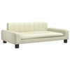 vidaXL Vaiki&scaron;ka sofa, kreminės spalvos, 90x53x30cm, dirbtinė oda