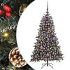 vidaXL Dirbtinė Kalėdų eglutė Žalia 120 cm PVC, plastikas ir plienas