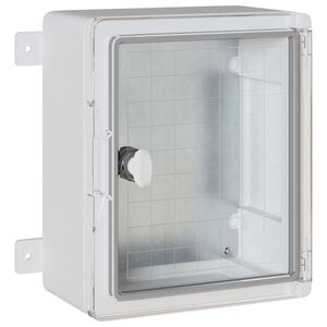 vidaXL Control Cabinet Pilka 32 x 13 x 30 cm ABS plastikas
