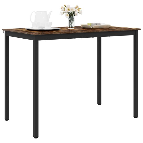 vidaXL Stovintis Baro Stalas Apdirbta mediena