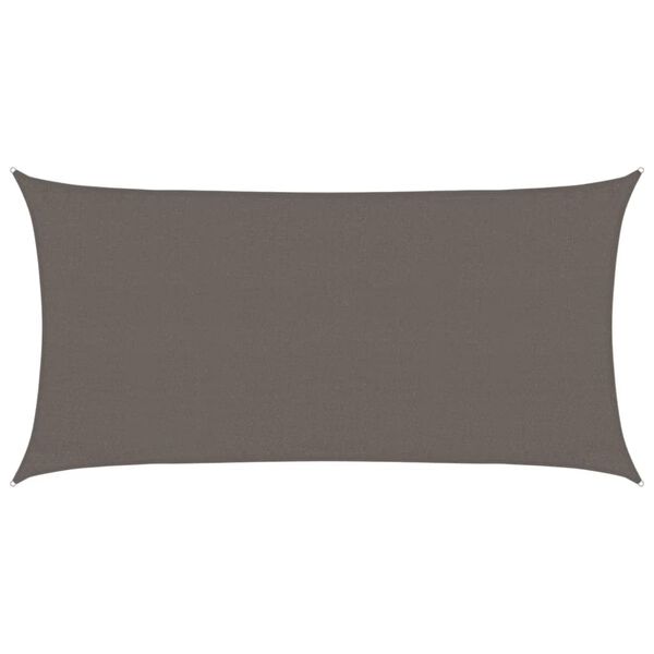 vidaXL Uždanga nuo saulės, antracito spalvos, 3x6m, HDPE, 160g/m²