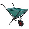 vidaXL Sulankstomas sodo karutis, žalios spalvos, 60l