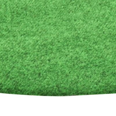 vidaXL Dirbtinė žolė su smeigtukais, žalia, 170cm skersmens, apskrita