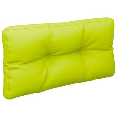 vidaXL Paletės pagalvėlė, ryškiai žalios spalvos, 70x40x12cm, audinys